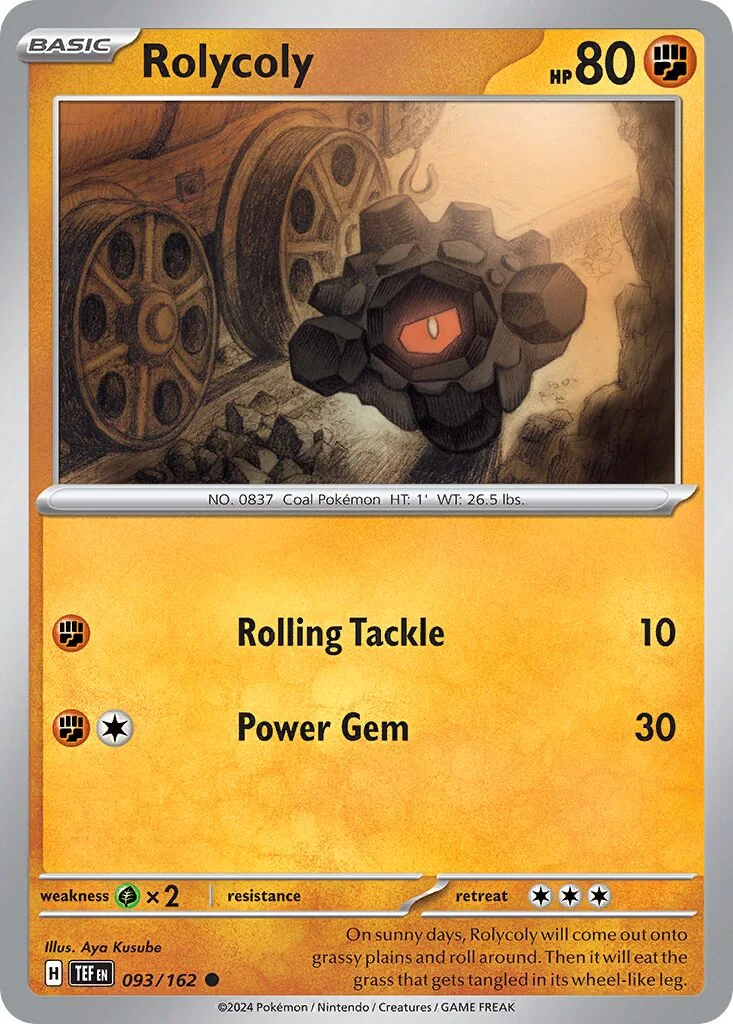 Rolycoly 「TEF 093/162」「EN」