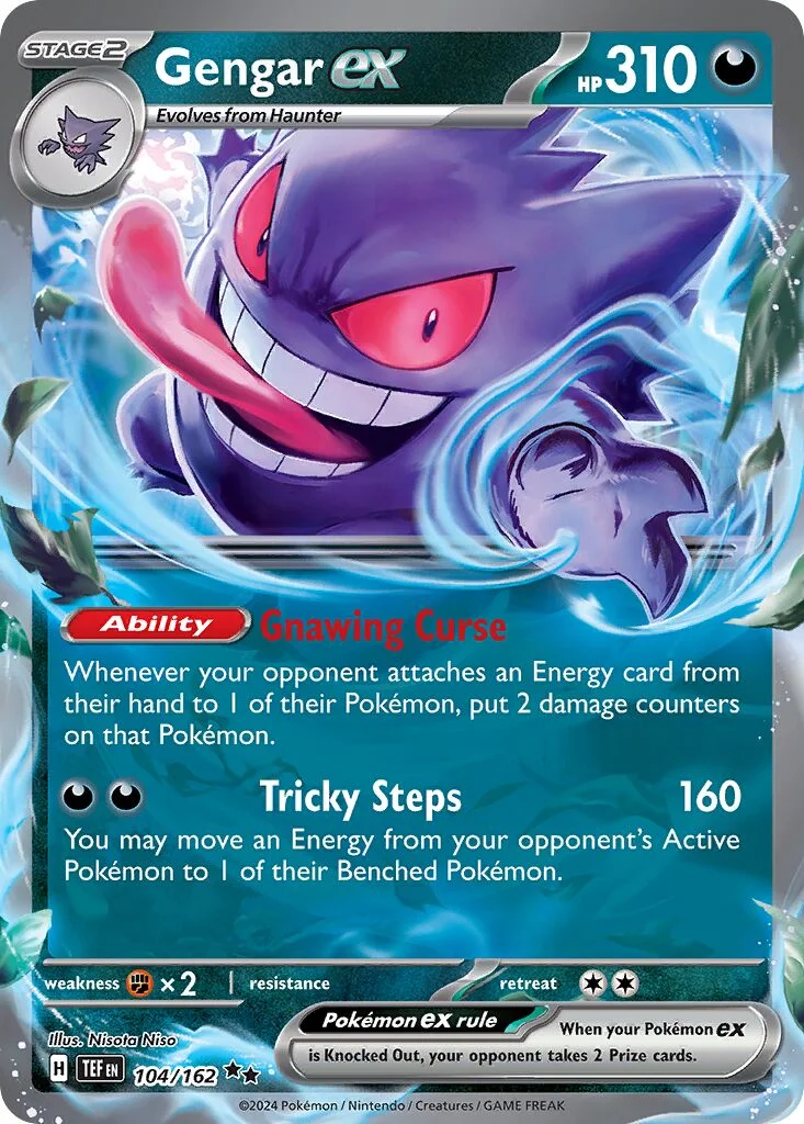 Gengar ex 「TEF 104/162」「EN」