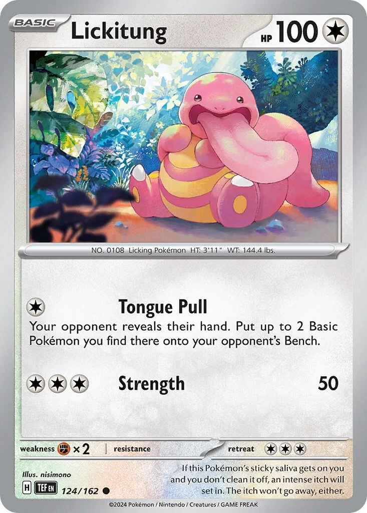 Lickitung 「TEF 124/162」「EN」