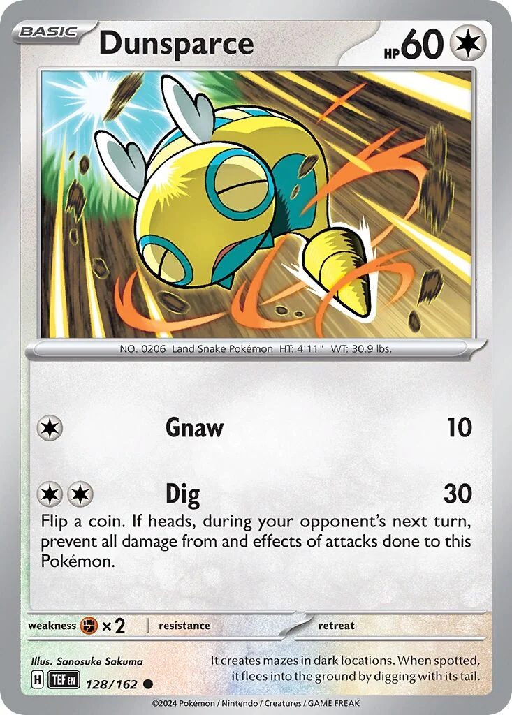 Dunsparce 「TEF 128/162」「EN」