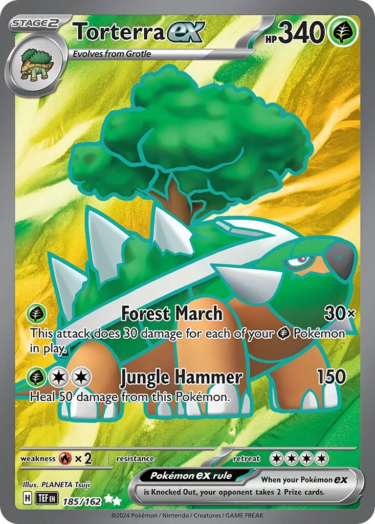 Torterra ex 「TEF 185/162」「EN」