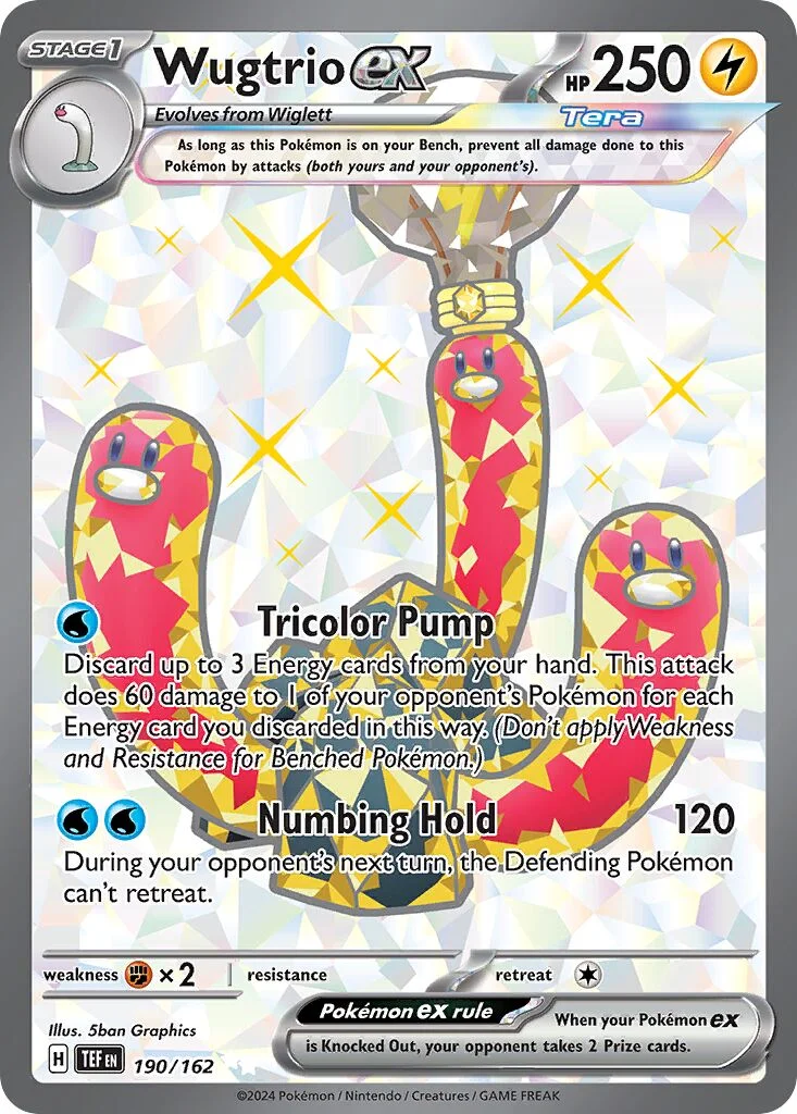 Wugtrio ex 「TEF 190/162」「EN」