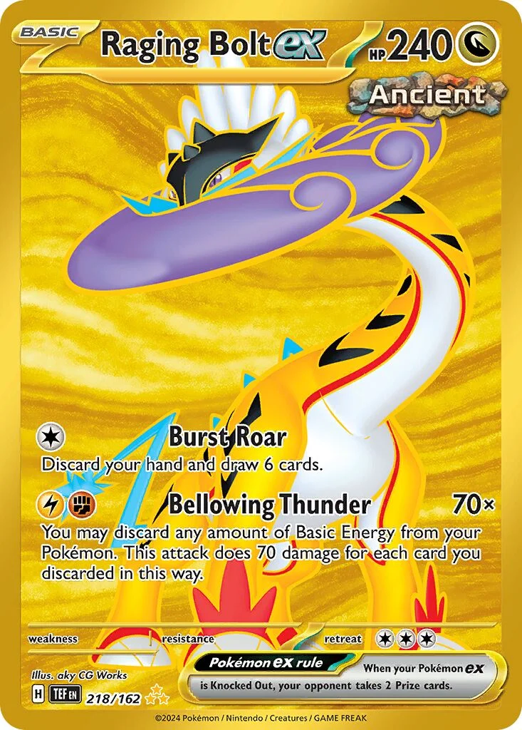 Raging Bolt ex 「TEF 218/162」「EN」