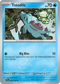 Totodile #039/162 · Pokémon