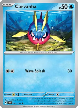 Carvanha #042/162 · Pokémon
