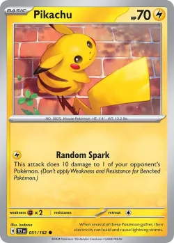 Pikachu #051/162 · Pokémon