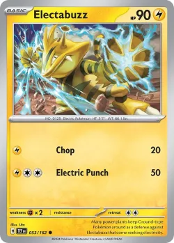 Electabuzz #053/162 · Pokémon
