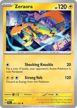 Zeraora #057/162 · Pokémon
