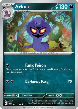 Arbok #101/162 · Pokémon