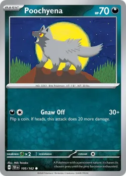 Poochyena #105/162 · Pokémon