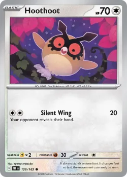 Hoothoot #126/162 · Pokémon