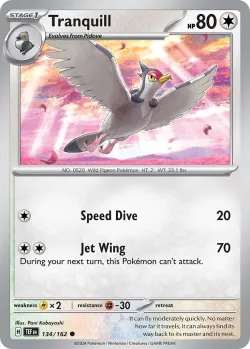 Tranquill #134/162 · Pokémon