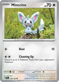 Minccino #136/162 · Pokémon