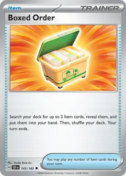 Boxed Order #143/162 · Pokémon