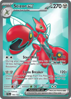 Scizor ex 「TEF 195/162」「EN」