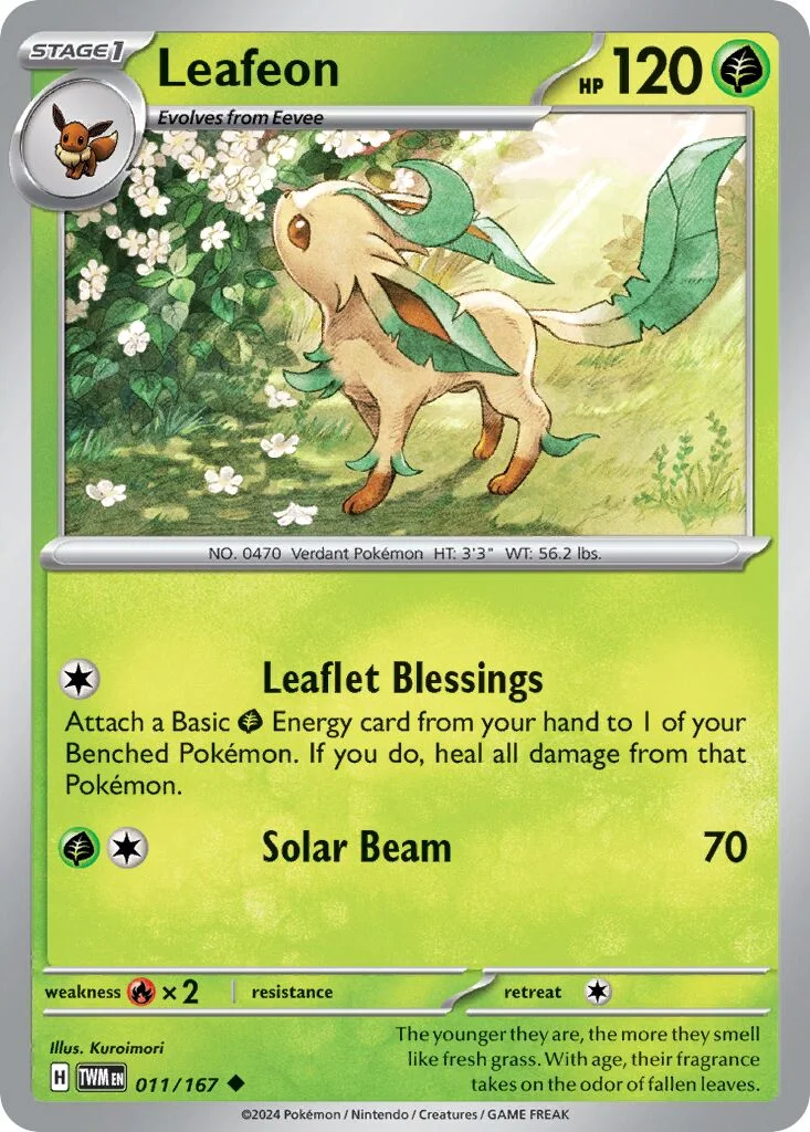 Leafeon 「TWM 011/167」「EN」
