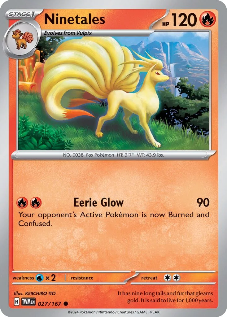 Ninetales 「TWM 027/167」「EN」