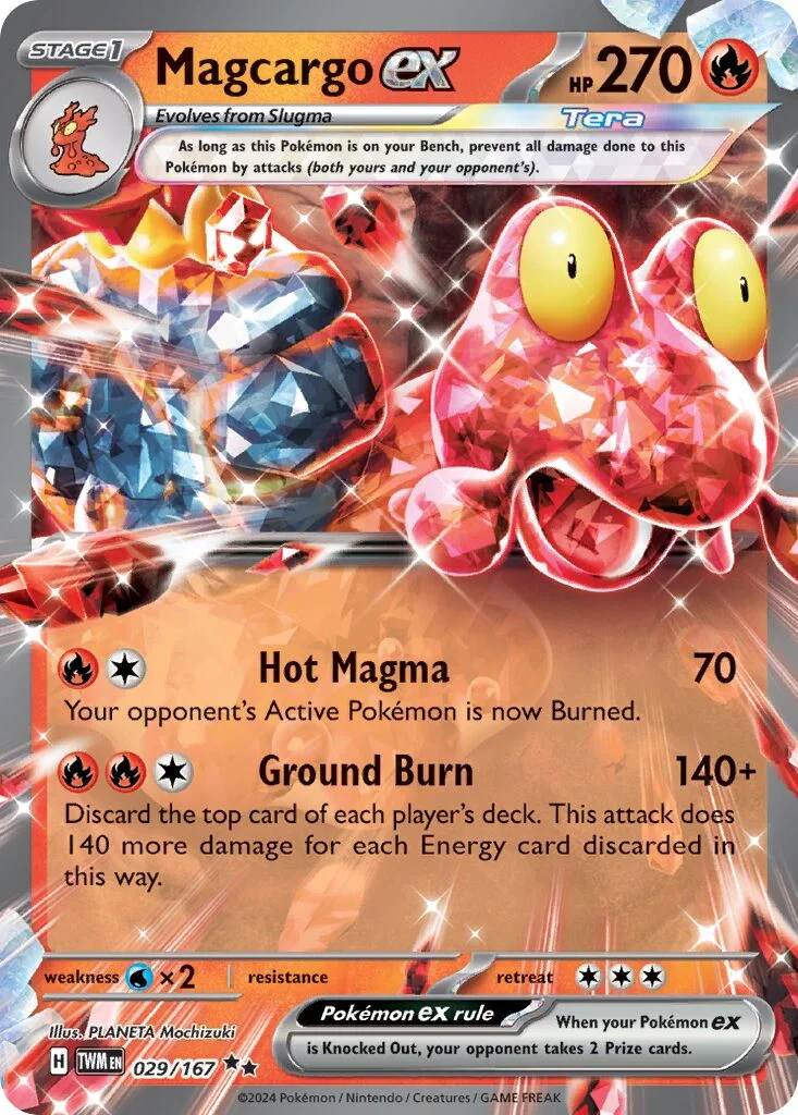 Magcargo ex 「TWM 029/167」「EN」