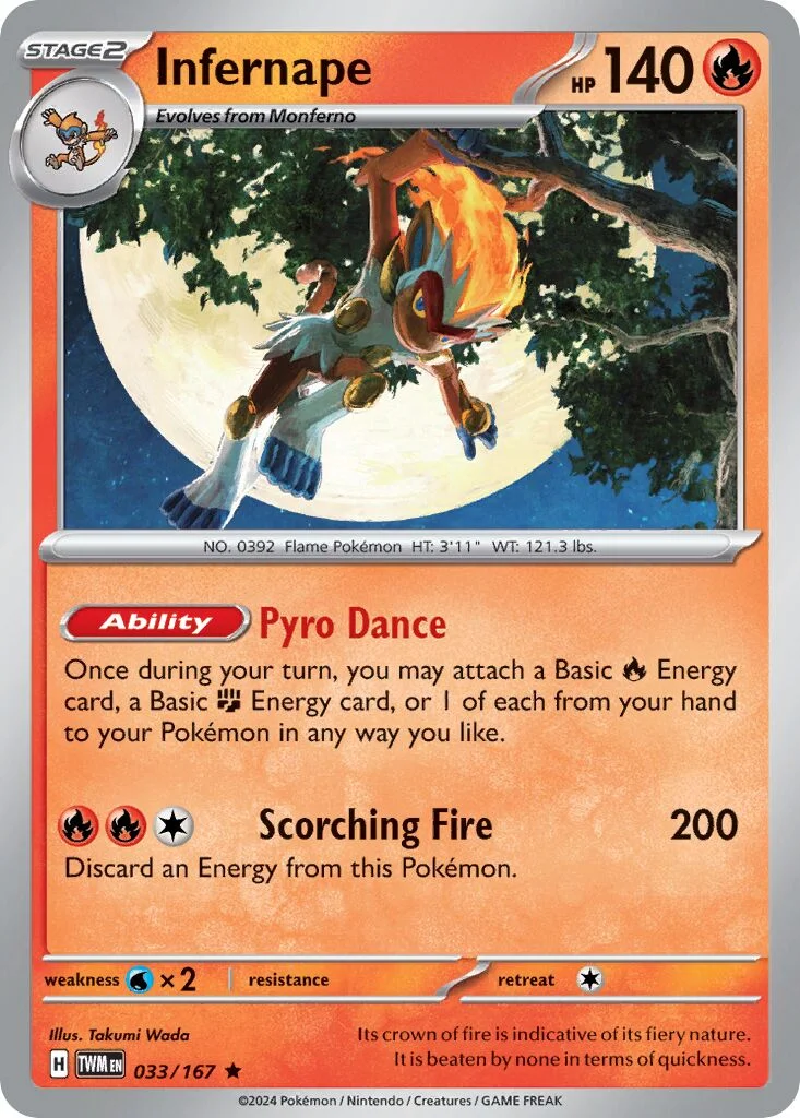 Infernape 「TWM 033/167」「EN」
