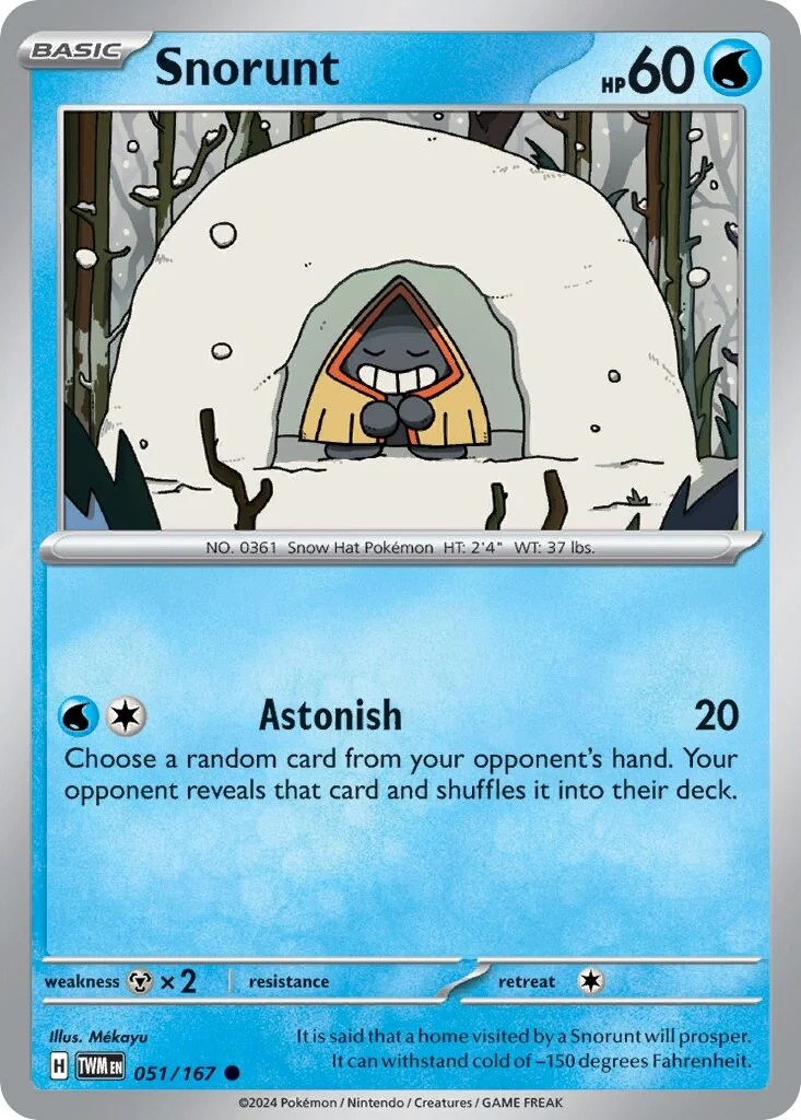 Snorunt 「TWM 051/167」「EN」