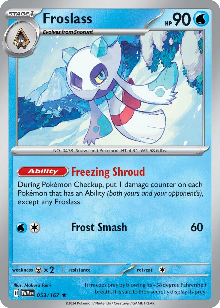 Froslass 「TWM 053/167」「EN」