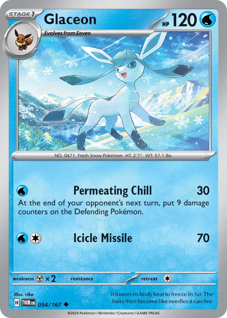 Glaceon 「TWM 054/167」「EN」