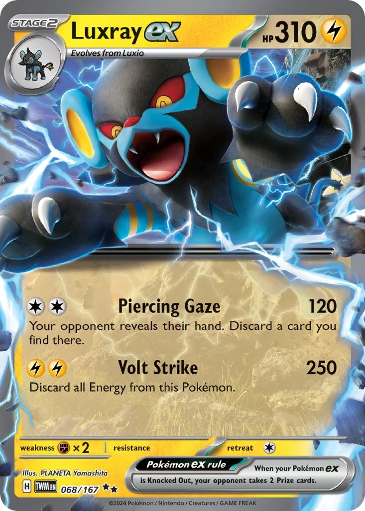 Luxray ex 「TWM 068/167」「EN」