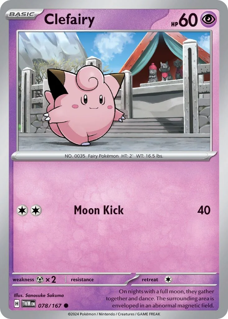 Clefairy 「TWM 078/167」「EN」