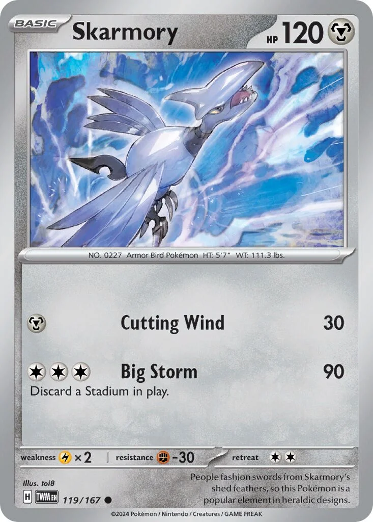 Skarmory 「TWM 119/167」「EN」