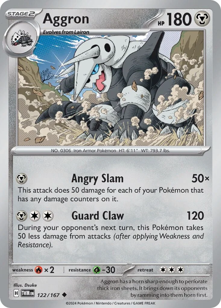 Aggron 「TWM 122/167」「EN」
