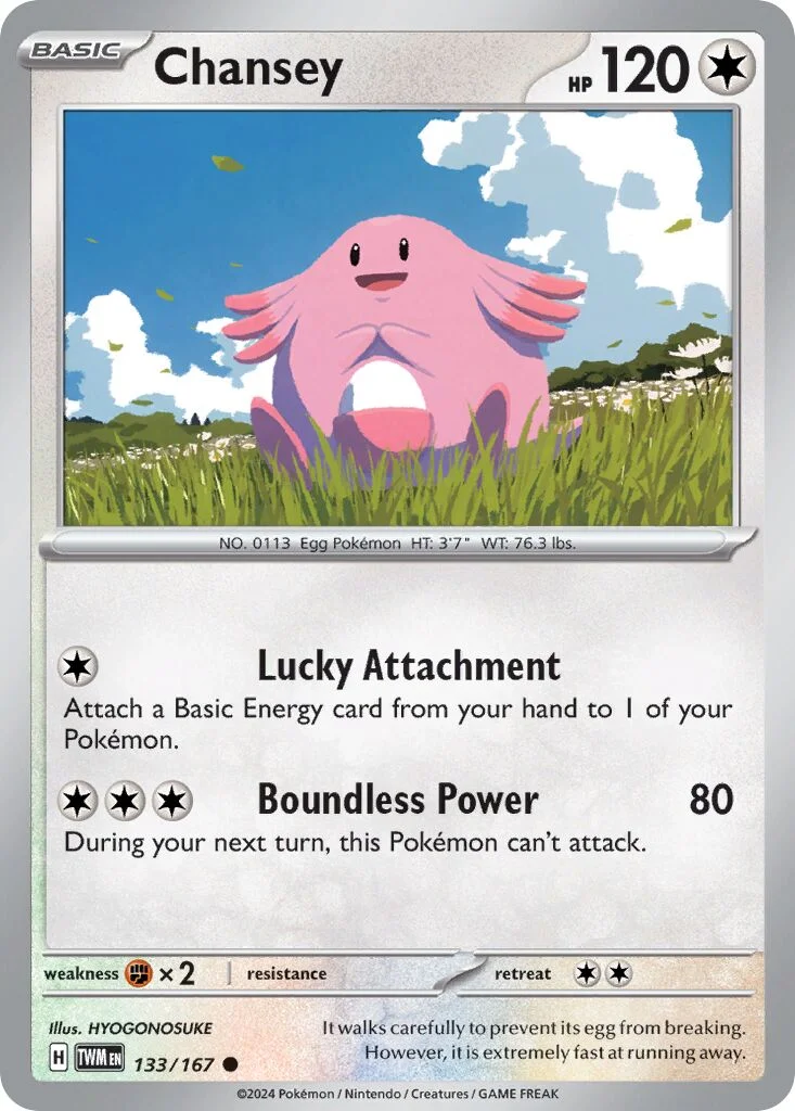 Chansey 「TWM 133/167」「EN」