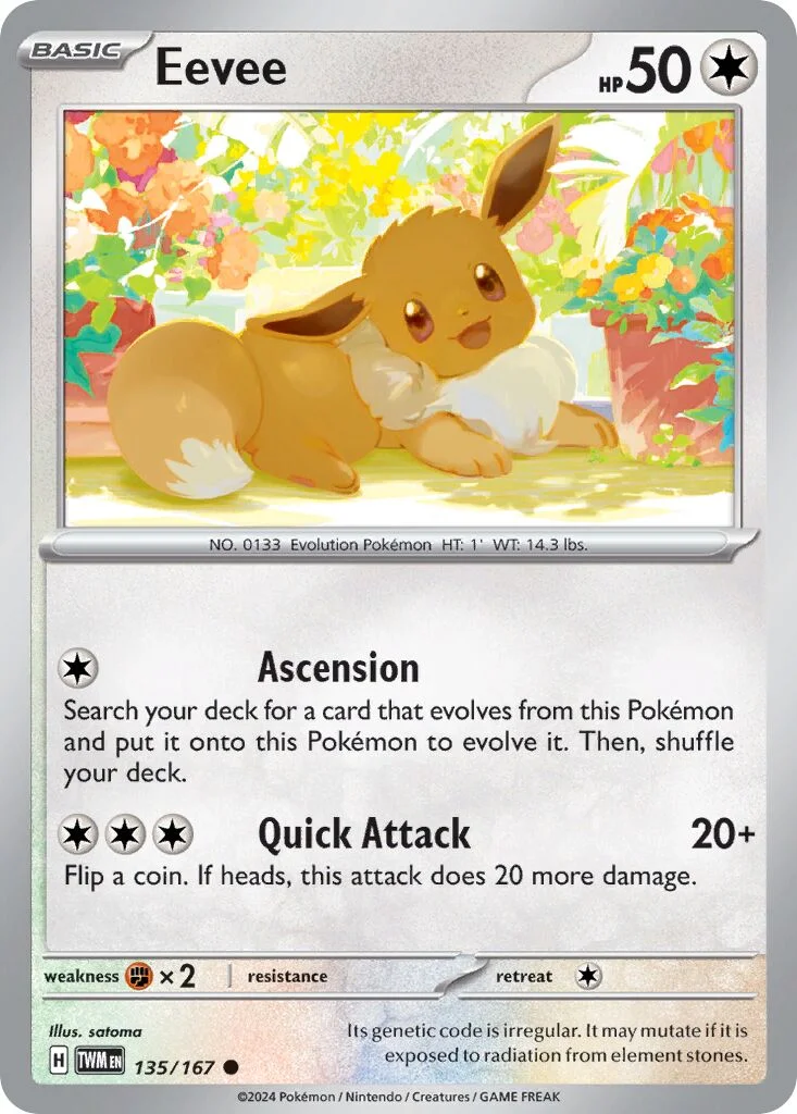 Eevee 「TWM 135/167」「EN」