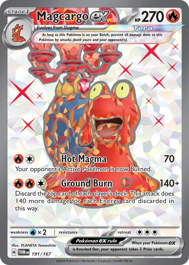 Magcargo ex 「TWM 191/167」「EN」