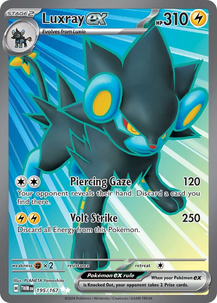 Luxray ex 「TWM 195/167」「EN」