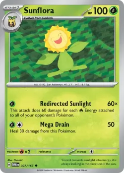 Sunflora #007/167 · Pokémon