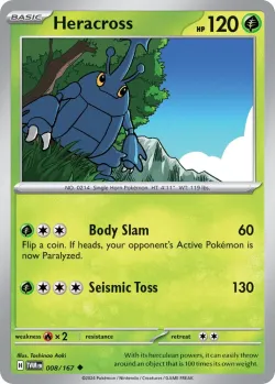 Heracross #008/167 · Pokémon