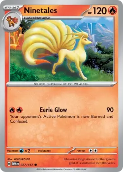 Ninetales #027/167 · Pokémon