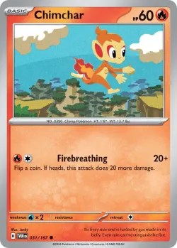 Chimchar #031/167 · Pokémon