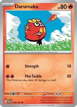 Darumaka #034/167 · Pokémon
