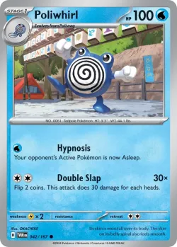 Poliwhirl #042/167 · Pokémon
