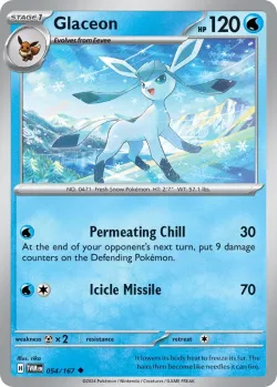 Glaceon #054/167 · Pokémon