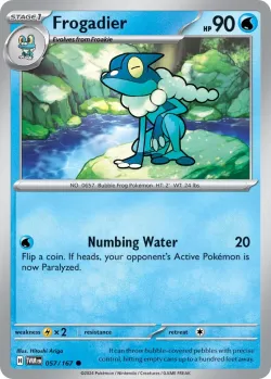Frogadier #057/167 · Pokémon