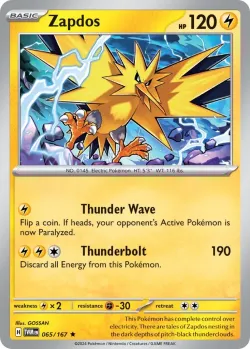 Zapdos #065/167 · Pokémon