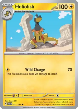 Heliolisk #071/167 · Pokémon