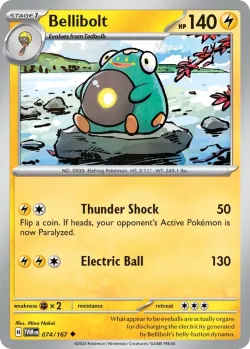 Bellibolt #074/167 · Pokémon