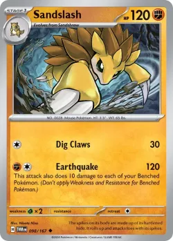 Sandslash #098/167 · Pokémon