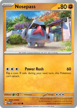 Nosepass #101/167 · Pokémon