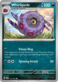 Whirlipede #116/167 · Pokémon