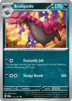 Scolipede #117/167 · Pokémon