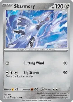Skarmory #119/167 · Pokémon